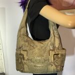 Michael Kors  Fulton Python Leather Hobo Shoulder Bag Handbag Purse Photo 6