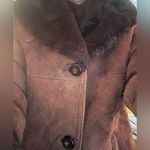 Maximilian Alta Moda at Bloomingdales shearling brown coat size small Euc Photo 1