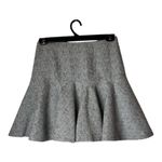 Rebecca Taylor Skirt Women 4 Gray Shark Tweed Pleated A Line Mini NWT Preppy Photo 4