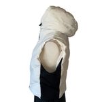 ZARA NWOT  | Ecru | FITTED HOODED PUFFER VEST JACKET 8073/047 ZIPEER POCKET SKI Photo 9