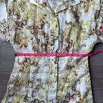 ALEMAIS linen floral mini dress 8 Green Photo 10