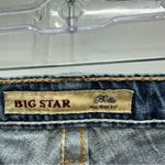 Big star mid rise distressed Bella bermuda denim jean shorts women's 27 Photo 2