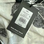 Who What Wear  XXL Hawaiian Hibiscus‎ Dress A-Line Linen Blend NWT Black White Photo 8