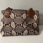 Kate Spade EUC Python Triple Entry Shoulder Handbag Tote Photo 2