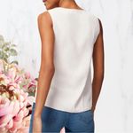 White House | Black Market 🍁WHBM Ruffle Flounce Shell ~ Photo 2