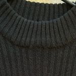 Divided  Ribbed Sweater Black Photo 2