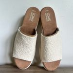 Toms  Margot Mule Natural Posey Lace Women's Shoe Size 9.5 #126 Photo 5
