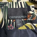 Cynthia Rowley  Women's Floral Palm Black Tropical Long Sleeve Size XS Photo 6