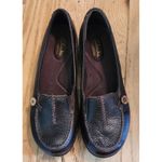 Clarks Bendables Leather Loafers Comfort Slip On Casual Shoes Size 6 1/2 Photo 2