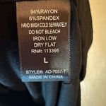 Aryn K  Black Jersey Overalls Dress Side Large Photo 6