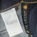 Lucky Brand Charlie Baby Boot Dark Rinse Blue Denim Classic Jeans Size 6 Casual Photo 4