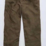 Aerie Linen Paper Bag Waist High Rise Pull On Pants Olive Green Size M - NO BELT Photo 0