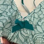 Victoria's Secret Body Perfect Shape Bra 34DD Teal Green Lace Photo 1
