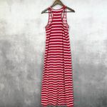 Denim & Supply Ralph Lauren Ralph Lauren Denim & Supply Women Racerback Maxi Dress Medium Nautical Preppy Photo 2