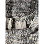 Anthropologie Tweed Striped Metallic Short Sleeve Top Women’s Size Small Photo 1