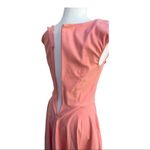 MUXXN Peach 50s Style Swing Fit Flare Cap Sleeve Dress Rockabilly Sz Small‎ Photo 6
