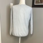 Max Mara  Leisure Smirne Blue Wool Cashmere Blend V Neck Sweater Size Medium Photo 2