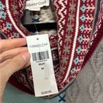 Coldwater Creek NWT  Patchwork Cowl Neck Tunic Sweater - Size M Photo 4