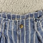 American Eagle  Shorts Womens 6‎ Paperbag High Waist Stripe Boho Photo 3
