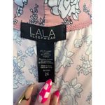Lala Sleepwear Robe Pink Floral Tie Belt Womens 2X Size XXL Photo 6