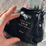 BDG Urban Outfitters Floral Denim Shorts High Rise Erin 5 Pocket Jean Photo 5