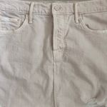 MOTHER Denim MOTHER Superior The Vagabond Mini Fray Skirt in Soft Pink Photo 4