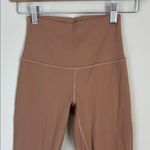 Lululemon Align Crop 23 inch Leggings Yoga Size 2 Nude Tan Photo 2