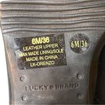 Lucky Brand  Orenzo Ankle Moto Boots Black Leather Women's Size 6 Photo 9