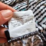 AB Studio  Aqua & Ivory ZigZag Pull On Column Maxi Skirt Size XL Photo 7