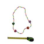 Valentines Day Candy Hearts Style Sweetheart Large Chunky Necklace Pink Photo 4