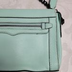 Rebecca Minkoff Mint Leather & Chain Crossbody * Flawed * Photo 2