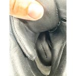 Tory Burch Miller Lug Sole Hiker Lace Up Black Leather Combat Boots Size 6.5M Photo 5