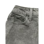 Hollister Ultra High Rise Mom Black Jean Shorts 3" Womens Black Raw Hem Sz 0 Photo 1