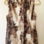 CAbi  Aspen Faux Fur Full Zip Pockets Stylish Winter Outerwear Vest XS Photo 0