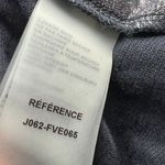 Majestic  Filatures Open Black Linen‎ Stretch Metallic Blazer Jacket Size 3 Photo 8