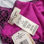 Jessica Simpson PINK SNAKESKIN Snakecharmer Bikini Swim Bottom Size S Tie Belt Photo 4