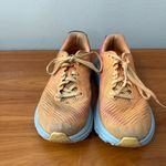 Hoka ‎ Women’s Rincon 3 Running Workout Athletic Shoes 7.5B Orange Pink Blue Photo 4