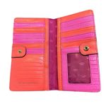 Juicy Couture  Leather Wallet Hot Pink Coral Photo 1