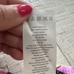 Hobie Smock This Way Bandeau Bikini Top NWT size Medium Striped Halter Neck Photo 10