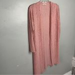 Do Everything In Love  Dusty Pink Knit Cardigan Photo 2
