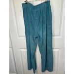 Haven Well Within XL Blue Terry Cloth Lounge Pants Elastic Waist Pockets Comfy Photo 2