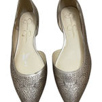 Jessica Simpson  Women's Gold Laser-Cut D’Orsay Flats Photo 0