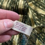 Anne Klein Vintage 60/70s  for the Vera Companies green metallic long hair scarf Photo 5