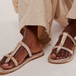 Free People  Hadden Sandals in Champagne Metallic Size 11 Photo 0