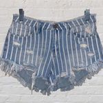 Forever 21 Ripped Jean Shorts Photo 0