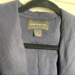 Something Navy Drapey Double Breasted Blazer in Navy Night Size Medium Photo 3