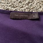 The Limited Womens  Dark Purple Button-Down Lined Dress w/Belt Liteweight size Xs Photo 1