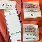 Red Dress Boutique Aura On a High Note Coat Tie Waist Double Breasted Porcelain Rose Pink M Photo 8