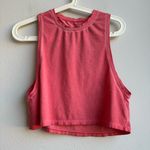 Lululemon  Cut Back Crop Tank Pink Red Sleeveless Muscle Tank Size 4/6 Lightweigh Photo 0