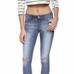 Elizabeth and James NWOT White Black stripe Jayren Boat-Neck Crop Top Photo 1